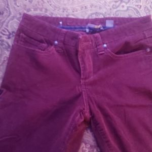 Corduroy Maroon Jeans